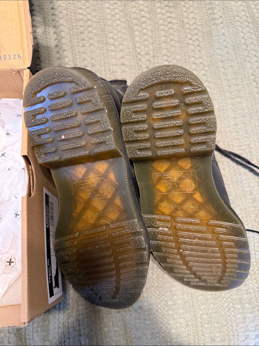 Dr. Martens Vegan 101 Black Lace-Up Boots - Picture 3 of 5